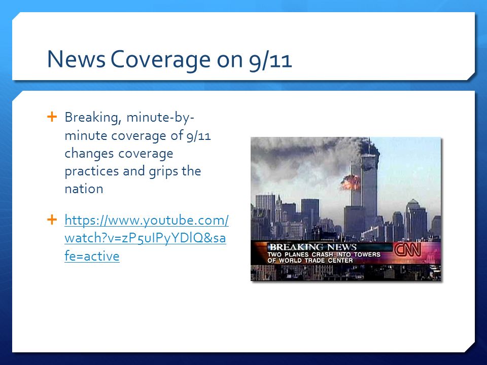 media during a crisis