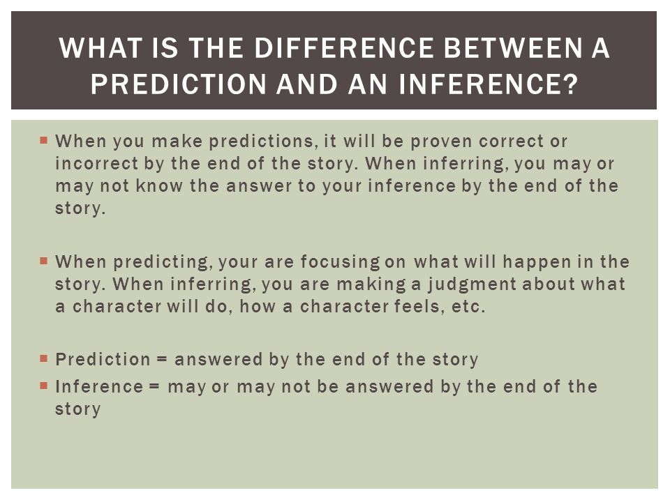 pic Difference Between Inference And Prediction In Reading reading strategy a prediction