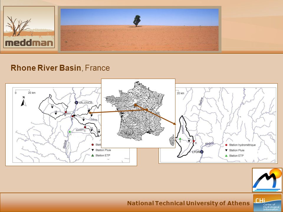 National Technical University of Athens Rhone River Basin, France