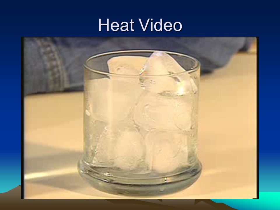 Heat is the transfer of thermal energy between two objects of different temperatures.