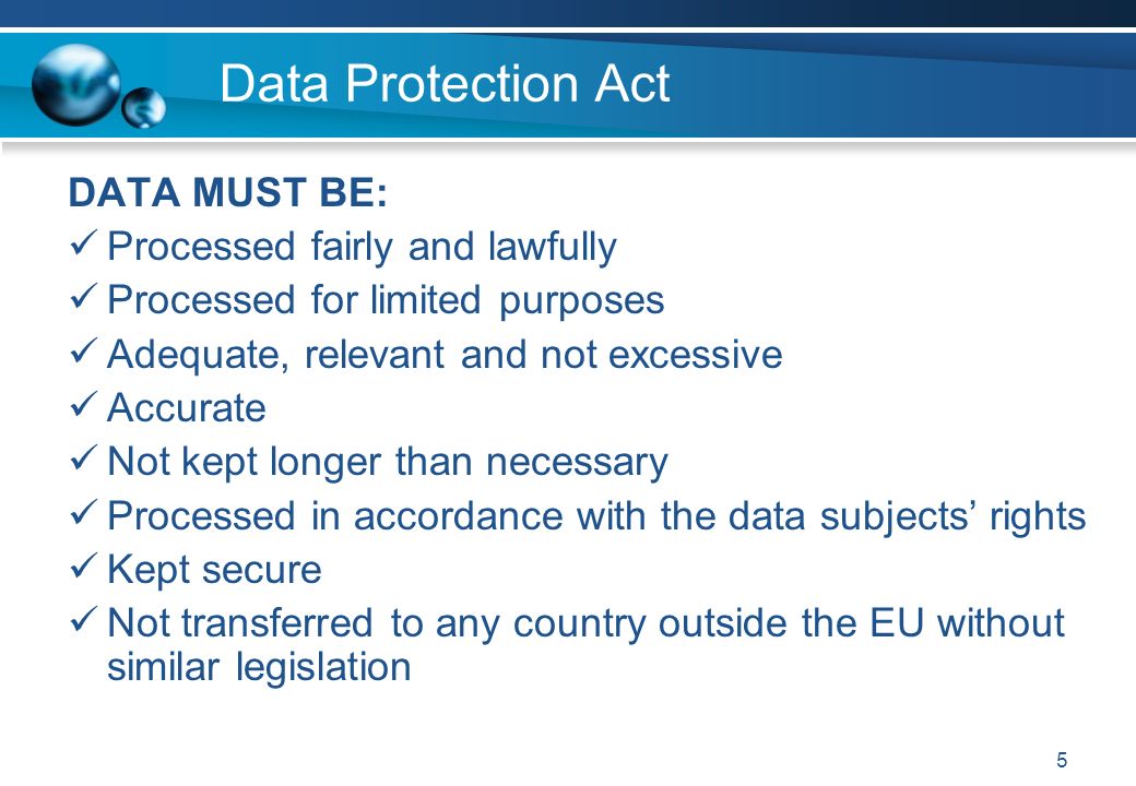 Data Protection Act (1984, 1998). 2 Data Protection Act There are many  organisations which hold personal information about individuals Examples:  Loyalty. - ppt download