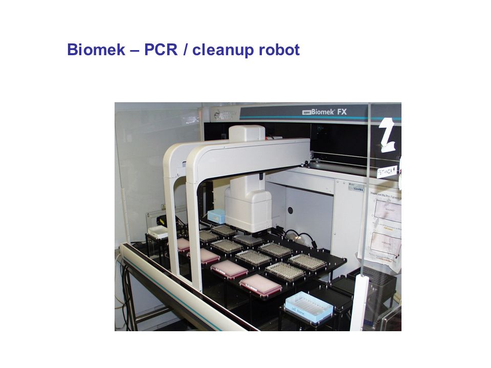 Biomek – PCR / cleanup robot