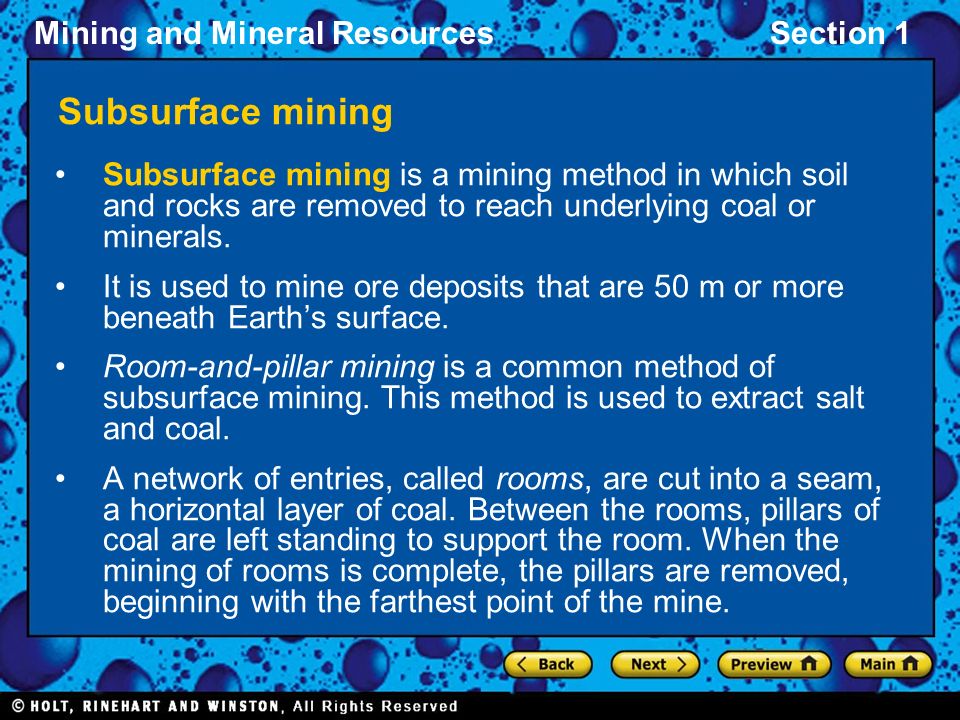 Mining And Mineral Resourcessection 1 Bellringer Ppt Download