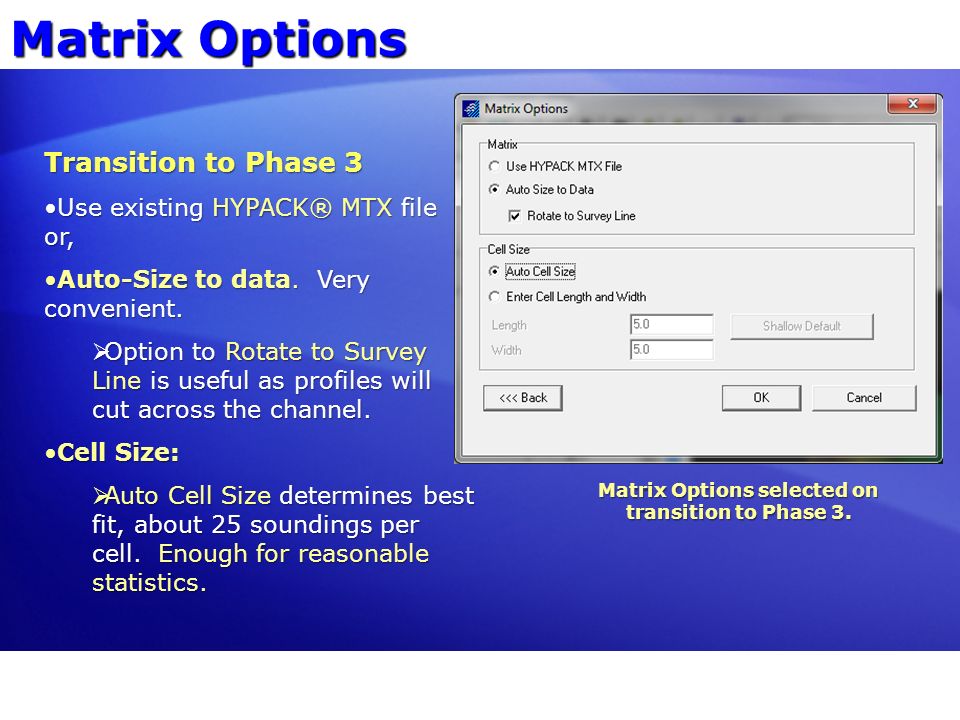 hypack issue on presort