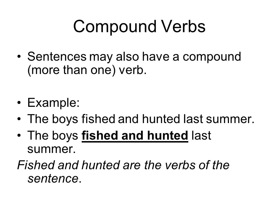 More About Subjects And Predicates Compound Subject Sometimes A