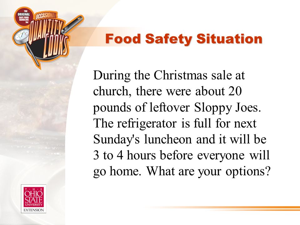 Leftover Food Safety