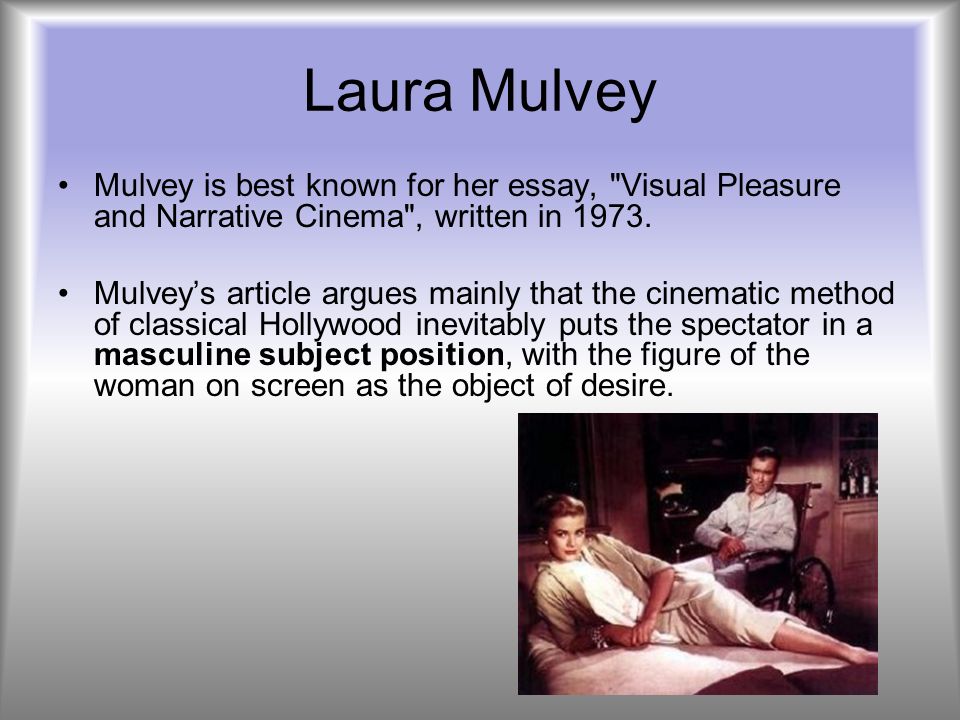 laura mulvey essay