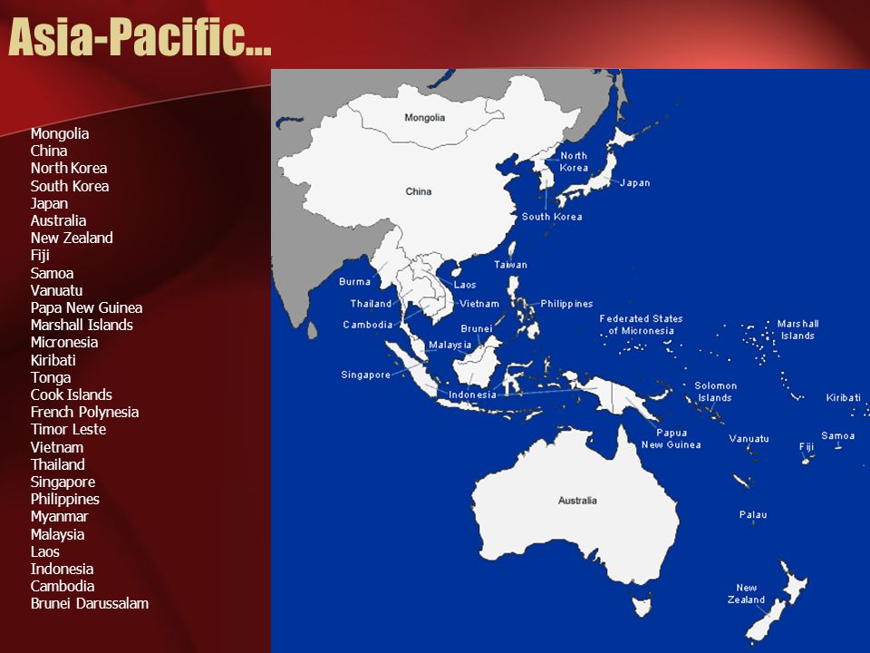 Pacific region. Азиатско-Тихоокеанский регион (АТР). Политическая карта Азиатско-Тихоокеанского региона. Азиатско-Тихоокеанский регион на карте. Азиатско Тихоокеанский макрорегион на карте.