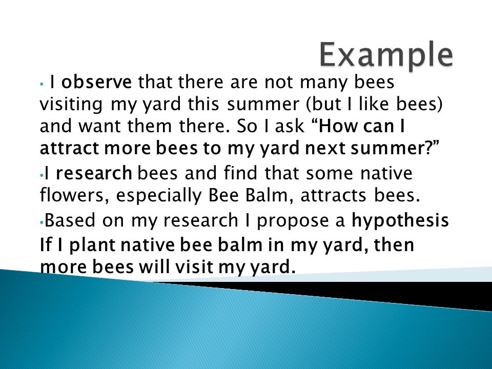I observe that there are not many bees visiting my yard this summer (but I like bees) and want them there.
