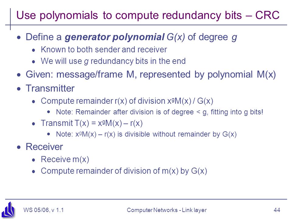 Computer Networks Group Universitat Paderborn Computer Networks Chapter 3 Data Link Layer Holger Karl Ppt Download