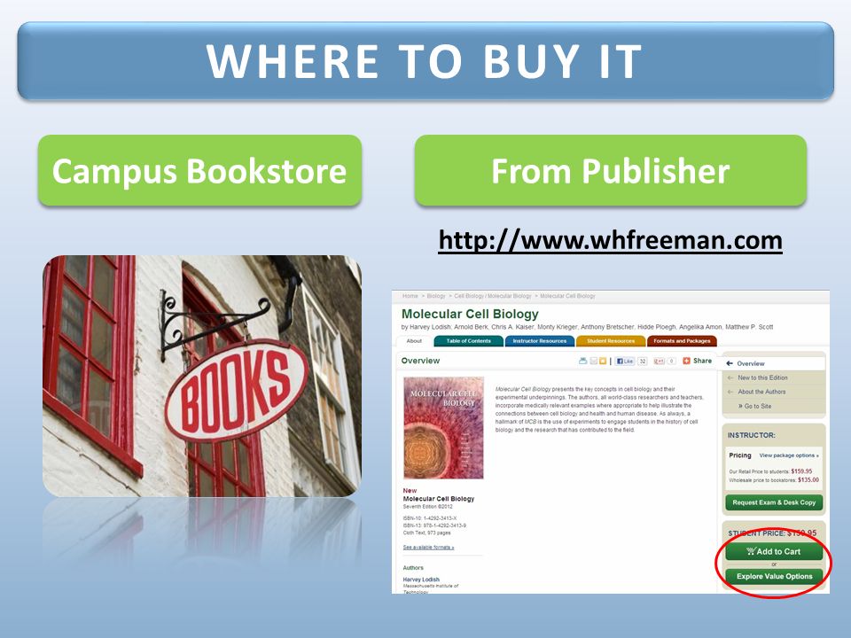 From Publisher   WHERE TO BUY IT Campus Bookstore