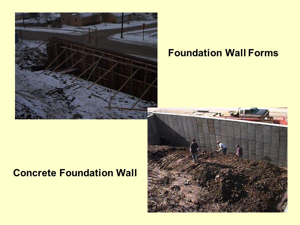 Foundation Wall Forms Concrete Foundation Wall