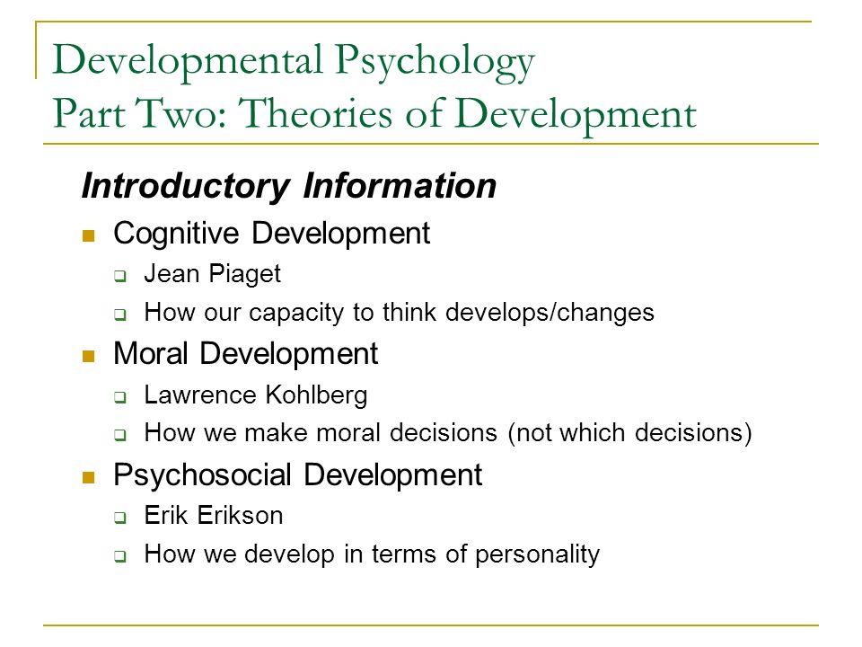 Cognitive and hotsell psychosocial development