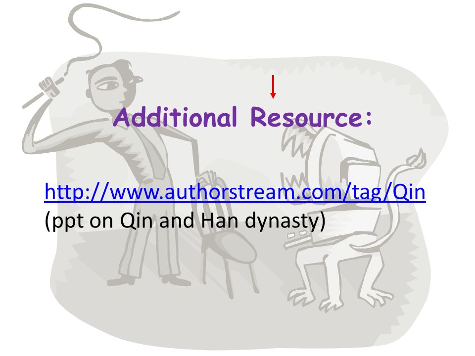 Additional Resource:   (ppt on Qin and Han dynasty)