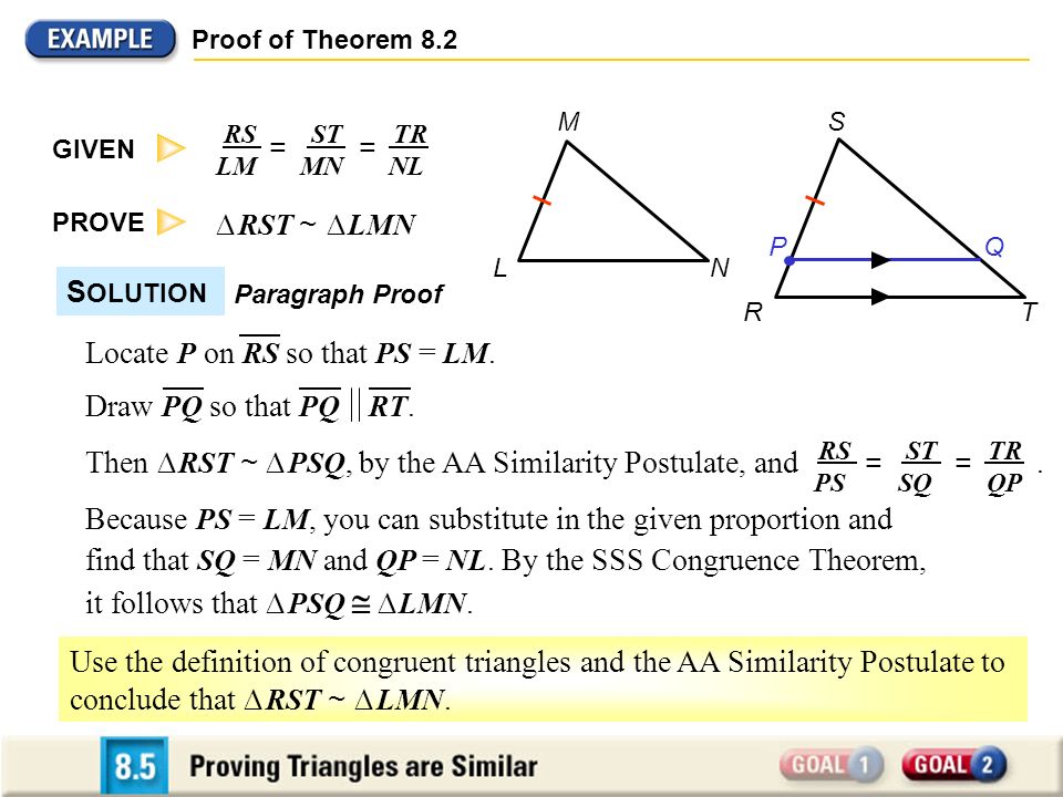 Is Fgh Jkl If So Identify The Similarity Postulate Or Theorem That
Applies