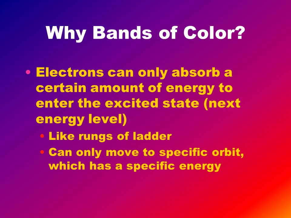 Why Bands of Color.