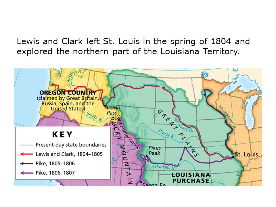 Lewis and Clark left St.