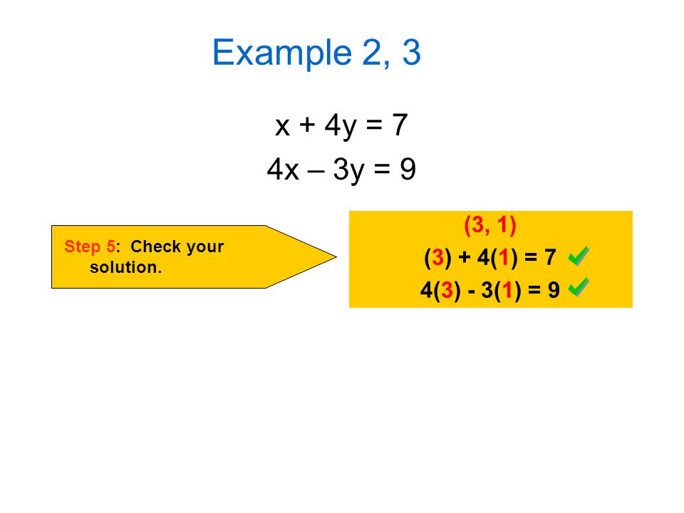 Example 2, 3 Step 5: Check your solution.