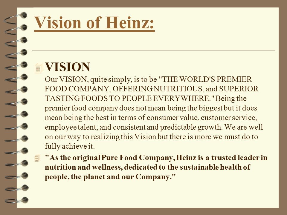 Business Policy Strategy Of Heinz Company Submitted To Prof Hiren Patel Submitted By Priyanka Maisuria 22 Jigar Makwana 24 Group No Ppt Download Business Policy Strategy Of Heinz Company Submitted To Prof Hiren Patel Submitted By Priyanka Maisuria 22 Jigar Makwana 24 Group No Ppt Download