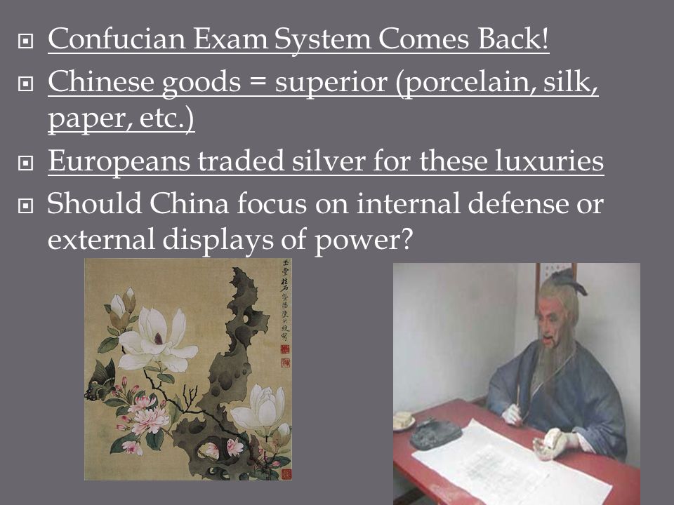  Confucian Exam System Comes Back.