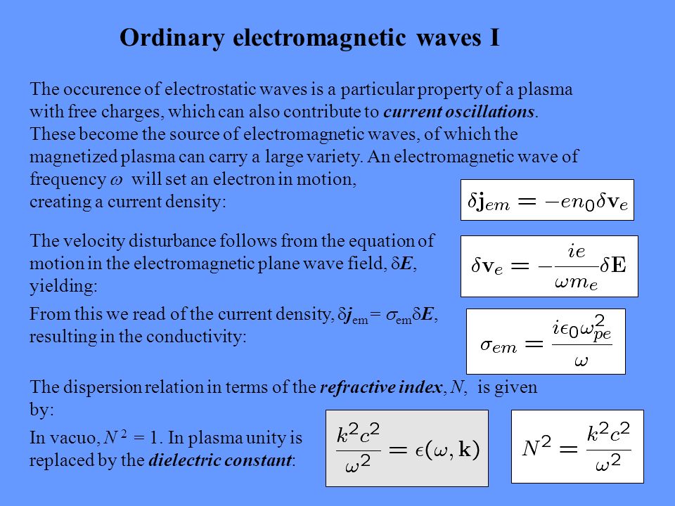 Plasma waves in the fluid picture I Langmuir oscillations and