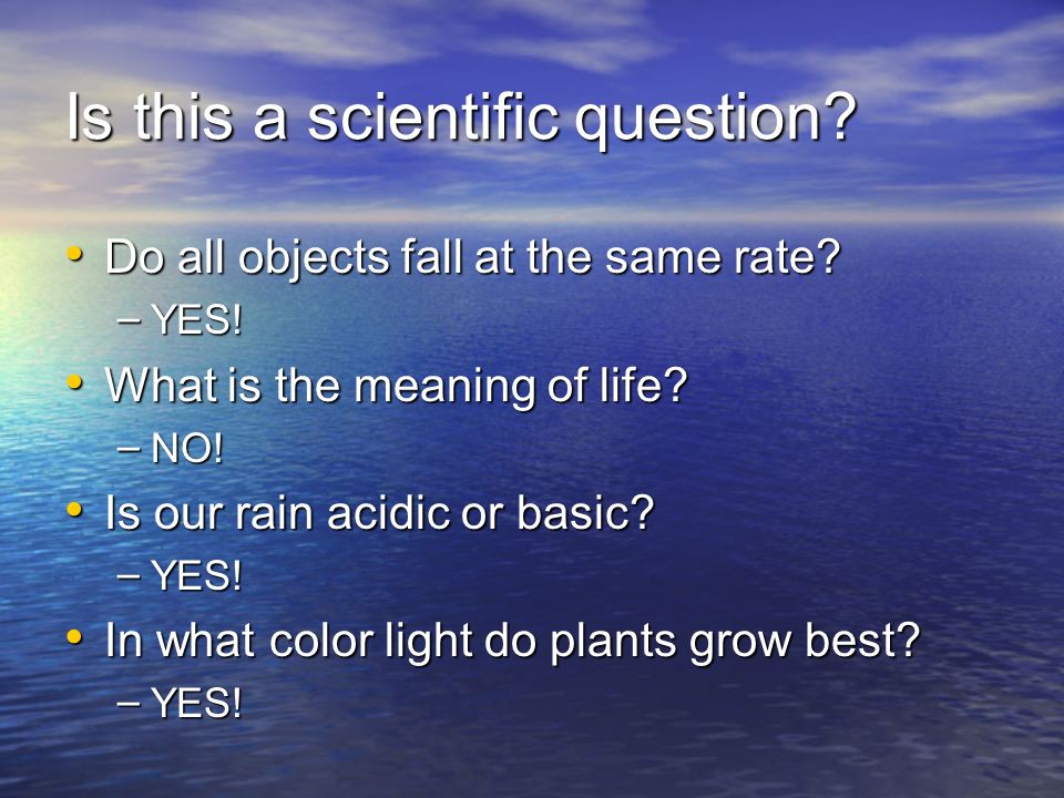 What is Science. What do the methods have in common.