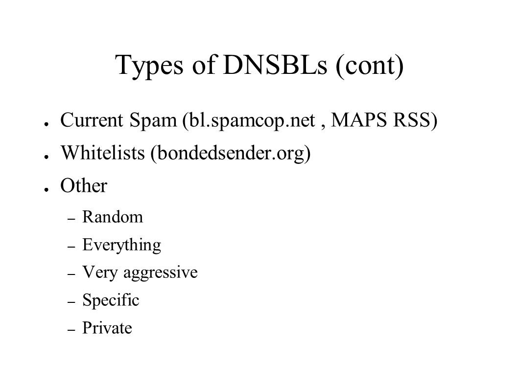 Spam from an isp perspective simon lyall ihug uniforum nz netforum