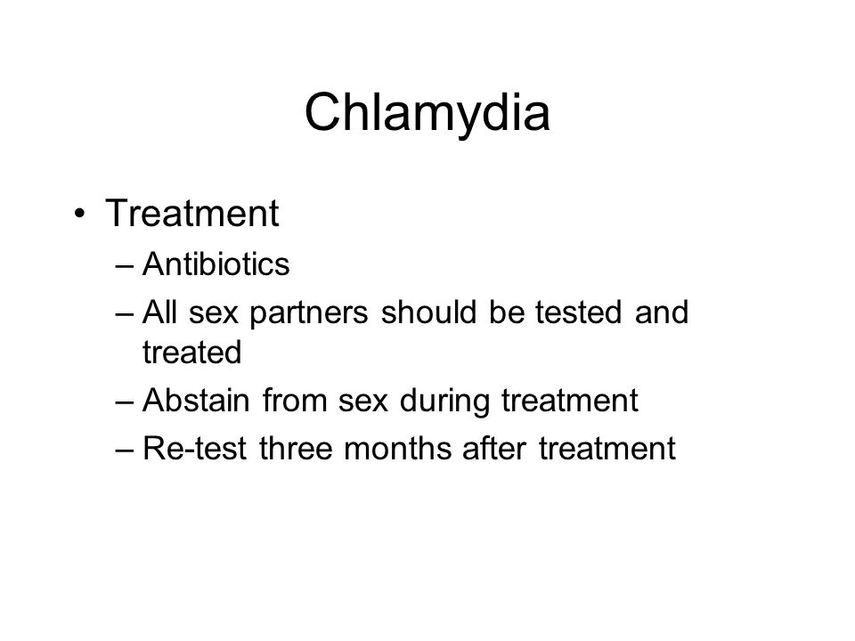 sex during treatment for chlamydia Sex during treatment for chlamydia