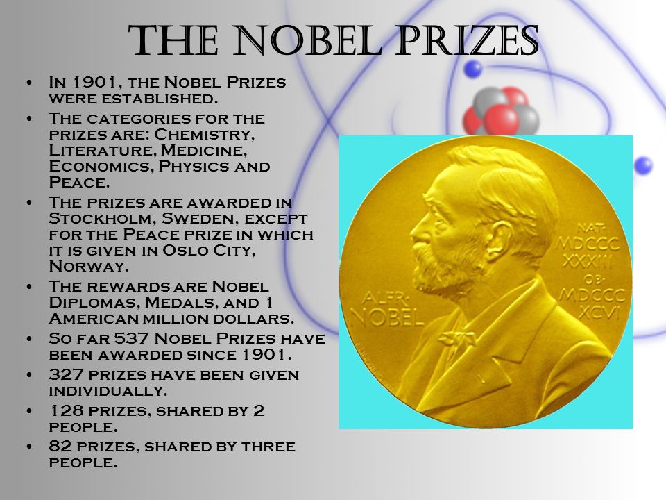 The History of the Nobel Prizes E P 6 th Grade OMC. - ppt download