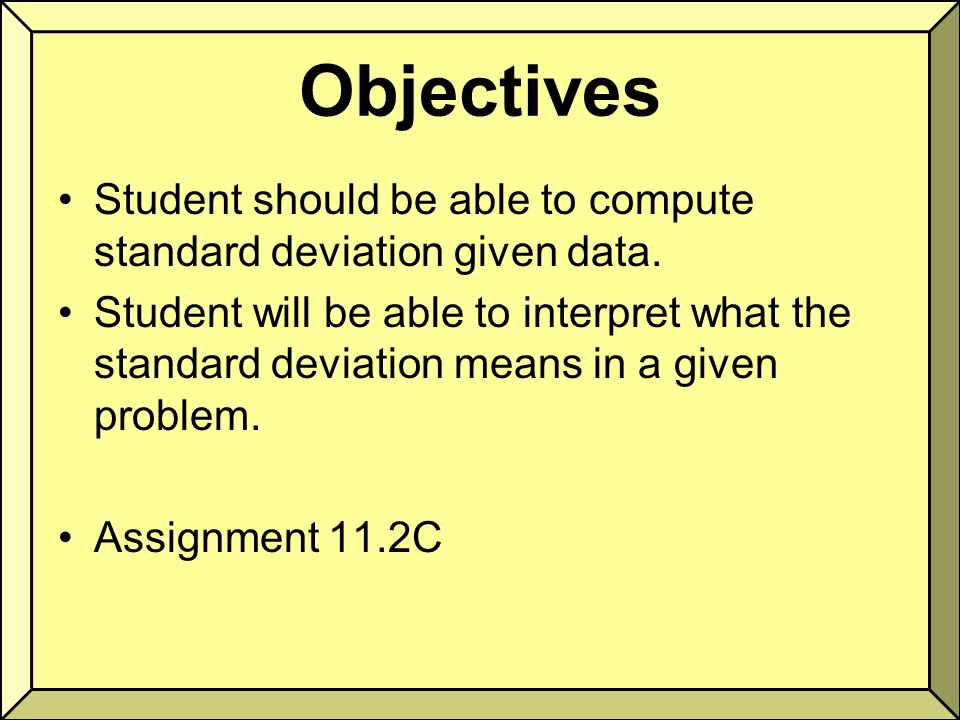 11.2C Standard Deviation Statistics Mrs. Spitz Fall ppt download