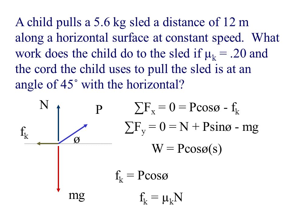 Work And Energy Work Is The Product Of Force And Displacement The Force Needed To Calculate Work Is The Force Or Component Force In The Direction Of Ppt Download