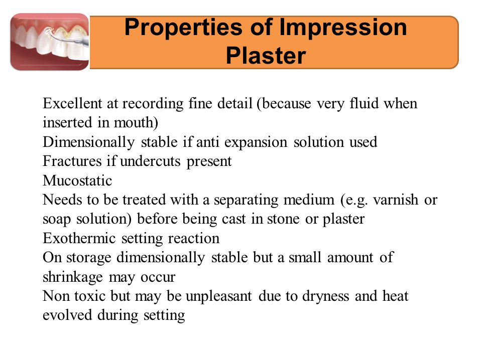 Non-Elastic Impression Materi als DR.HINA ADNAN. These materials