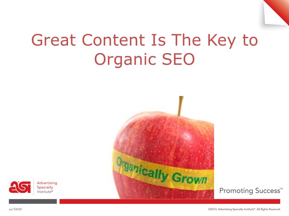 Great Content Is The Key to Organic SEO