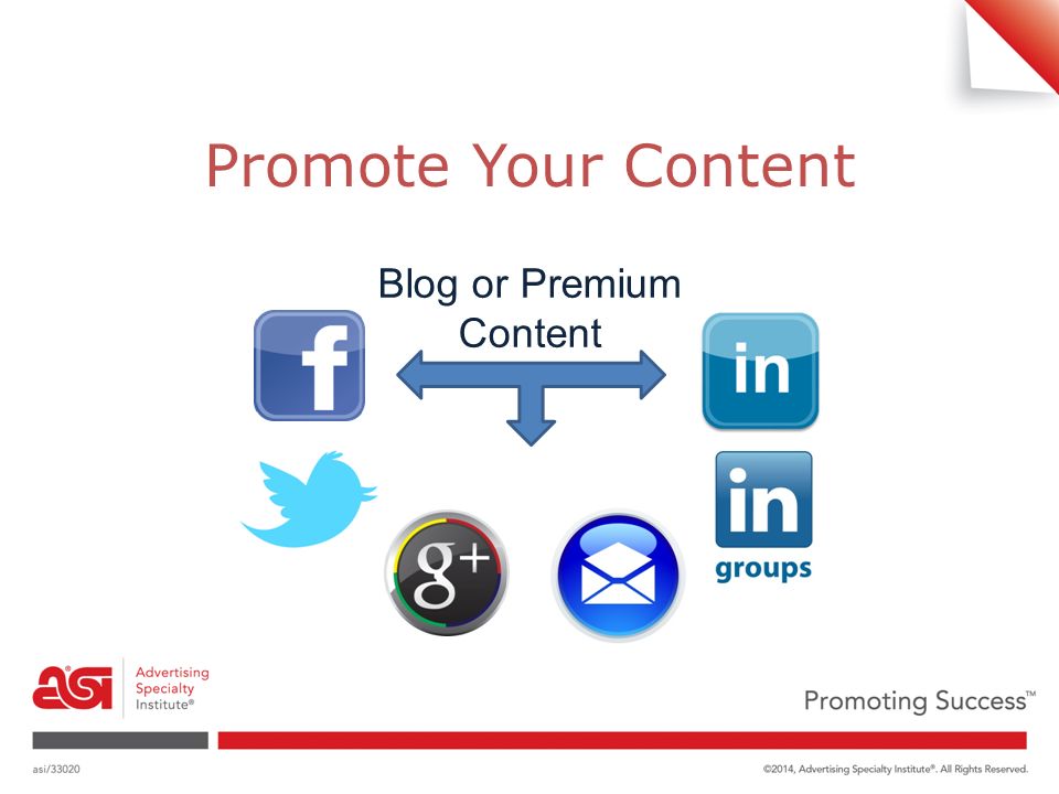 Promote Your Content Blog or Premium Content