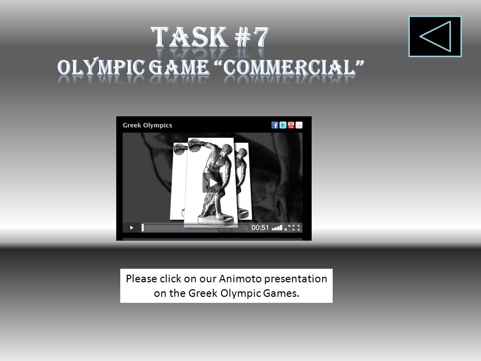 Please click on our Animoto presentation on the Greek Olympic Games.