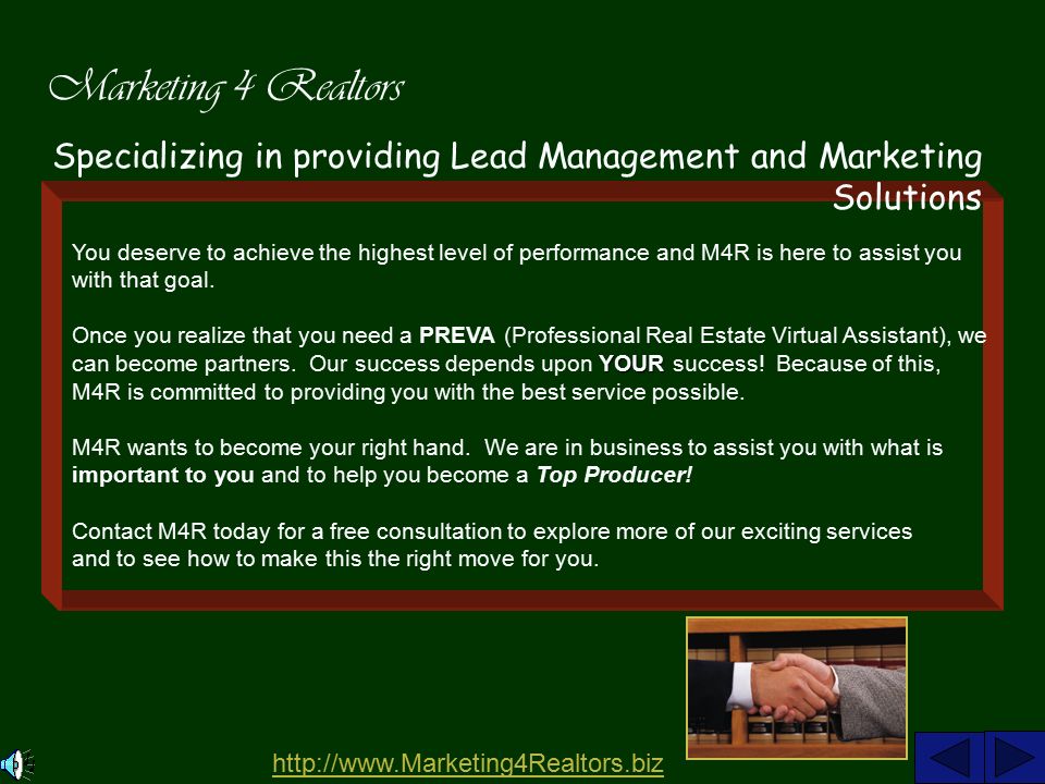 You deserve to achieve the highest level of performance and M4R is here to assist you with that goal.