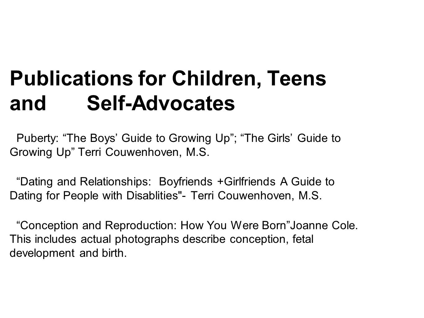 The Girls' Guide to Growing Up: Choices book by Terri Couwenhoven
