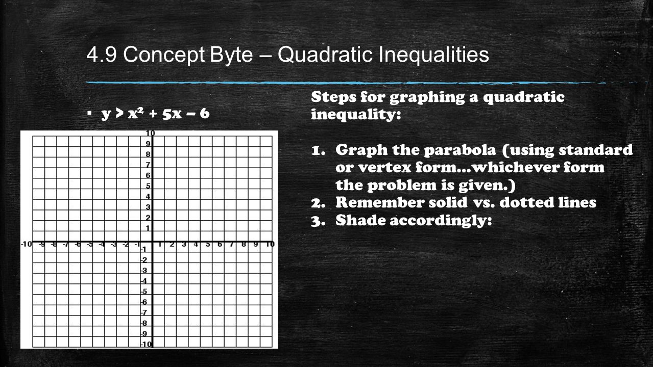 Quadratic Functions Equations Chapter Quadratic Functions Transformations A Parabola Is The Graph Of A Quadratic Function Which You Can Write Ppt Download