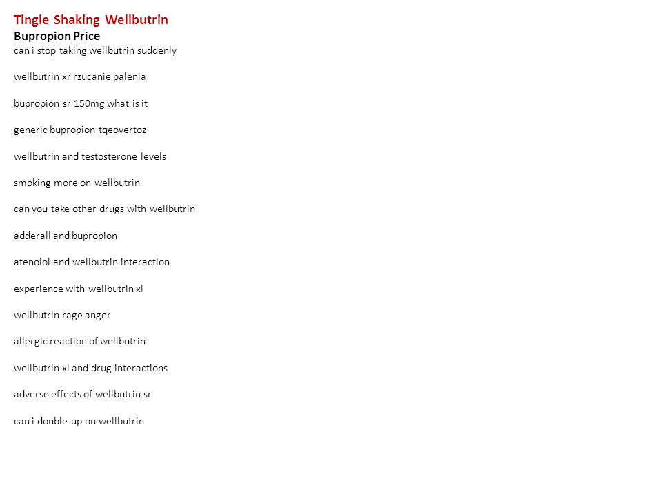 Wellbutrin 150mg generic