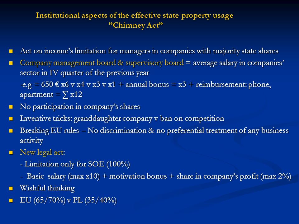 Institutional aspects of the effective state property usage Grzegorz ...