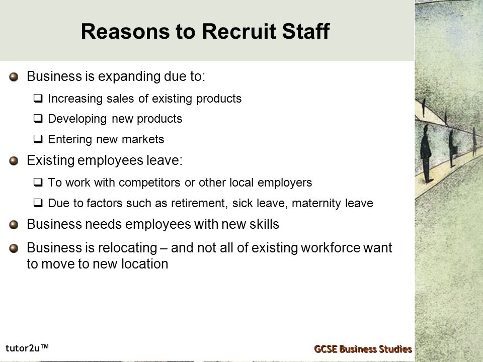 Tutor2u ™ Recruitment &amp; Selection. tutor2u ™ GCSE Business Studies 