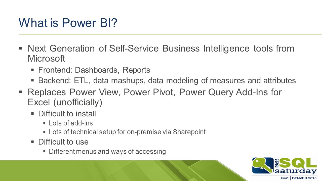 What is Power BI.