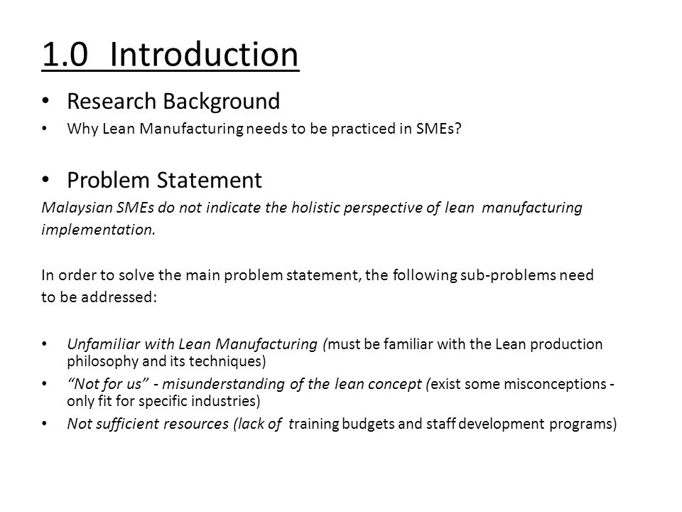 introduction and background example research problem examples