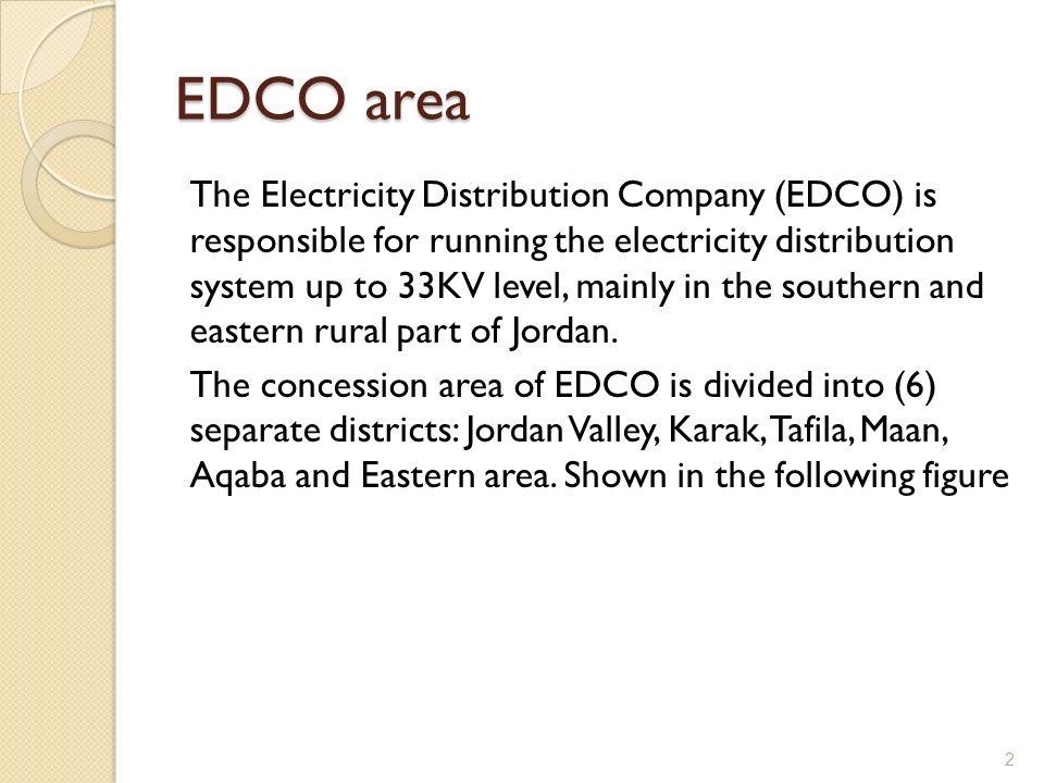 Electricity Distribution Co. EDCO Eng. Hamzeh Alfaqeeh Head of meters  section ppt download
