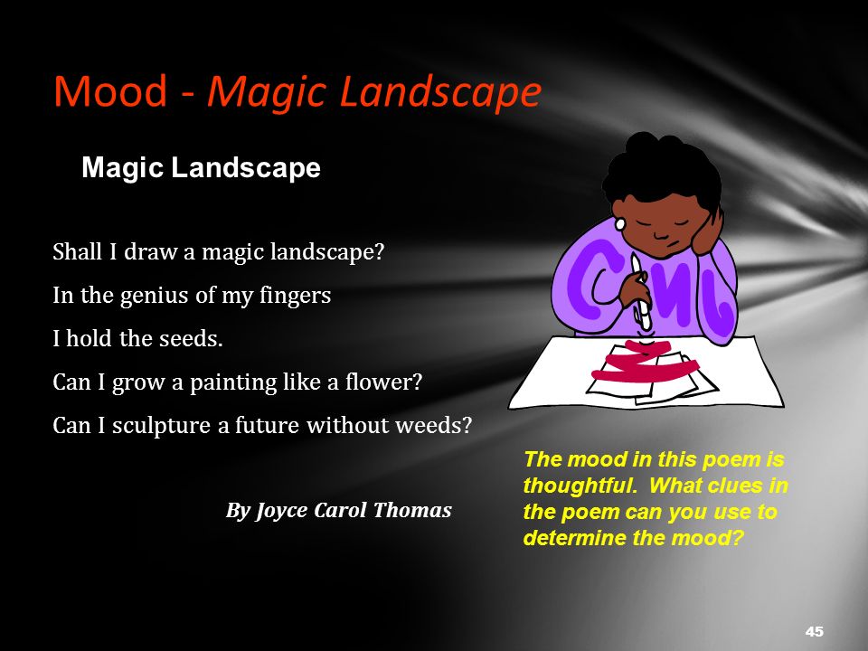 Mood - Magic Landscape Shall I draw a magic landscape.