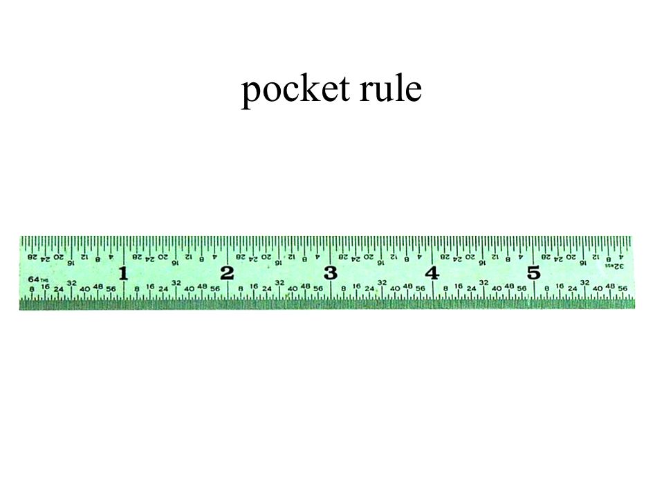 pocket rule