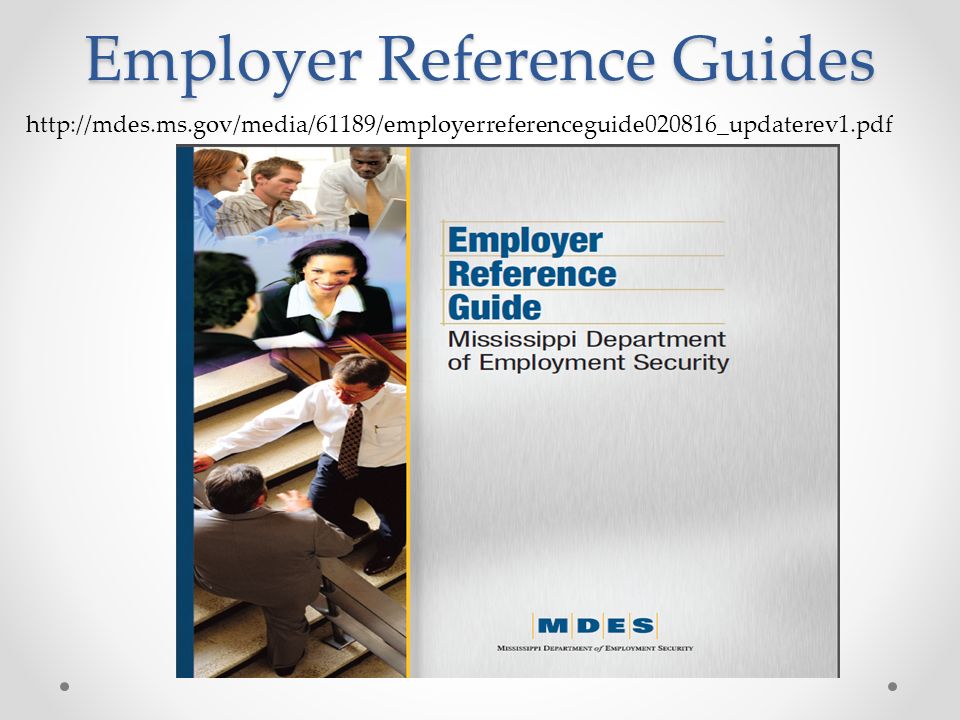Employer Reference Guides