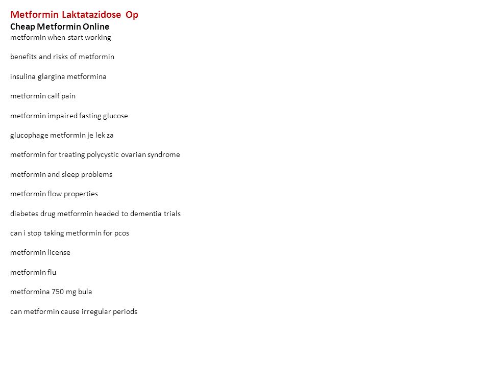 Gewichtsverlust mit Metformin pcos