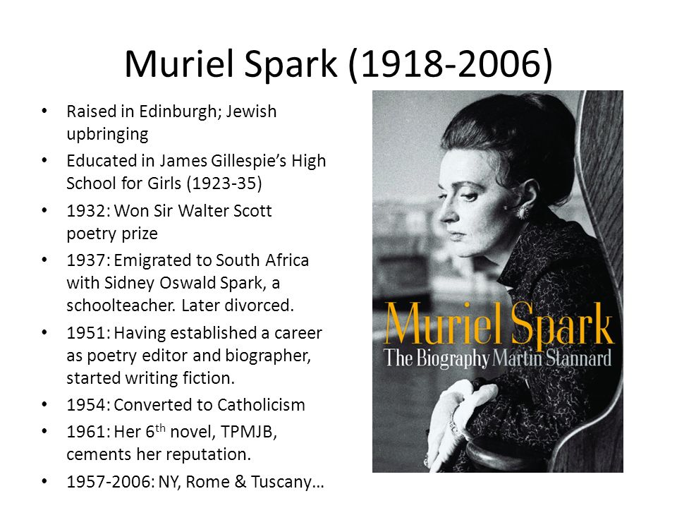 500 Years of Scottish Literature 14 The Prime of Miss Jean Brodie. - ppt  download