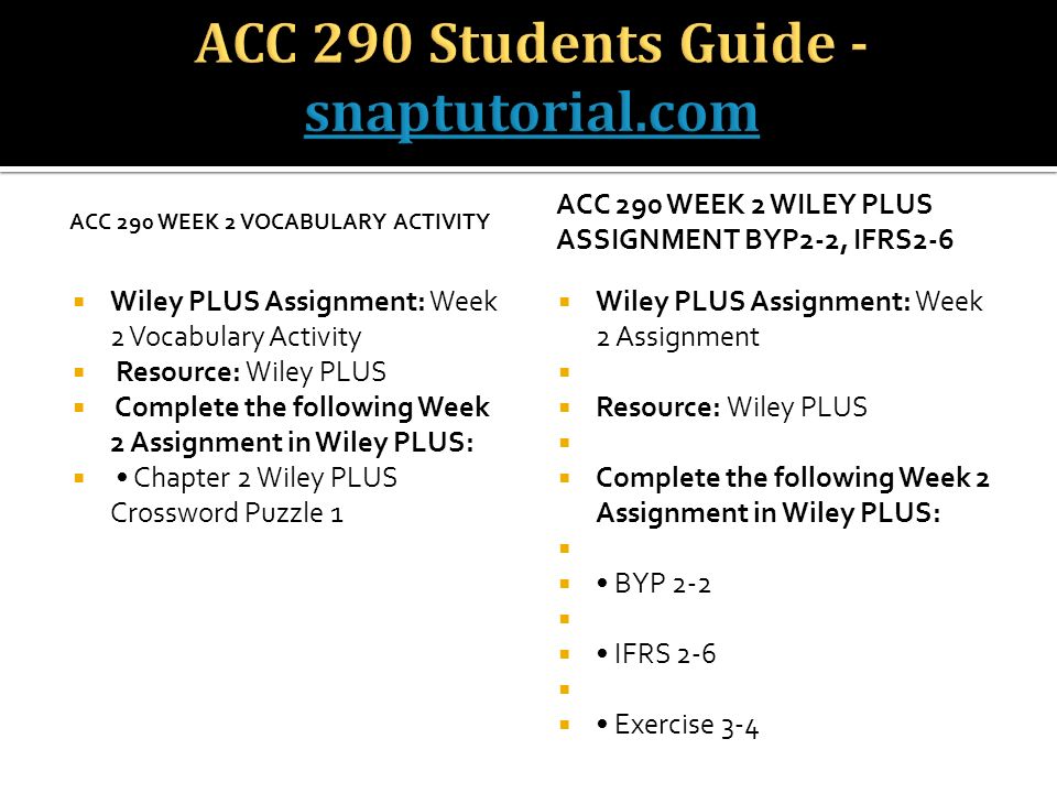 For More Tutorials ACC 290 FINAL EXAM GUIDE ACC 290 Finals Question 1 ...